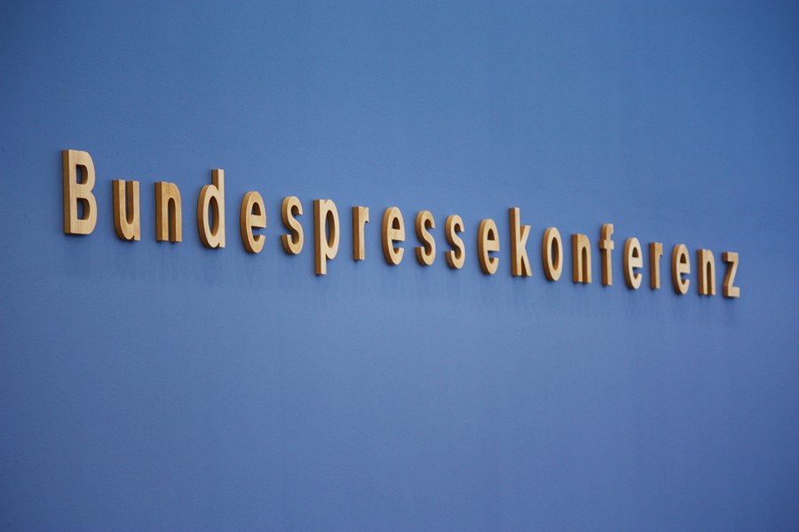 Bundespressekonferenz in Berlin, 2011