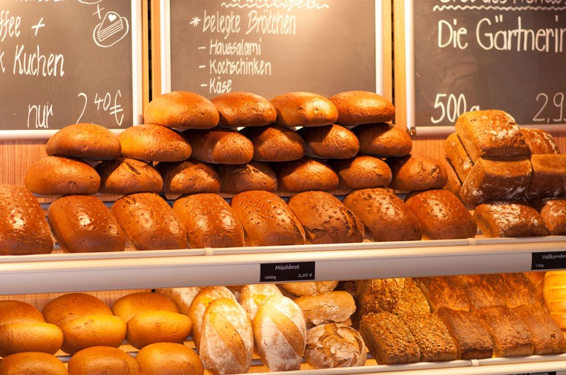 Breads in the bakery. Photo: Geißler Bakery